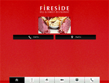 Tablet Screenshot of fireside-deli.com